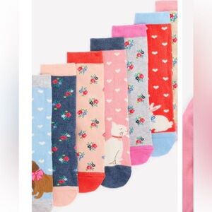 Mini Boden Girl Socks set of 7